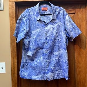 Tori Richard jacquard shirt in perfect condition 2XL
